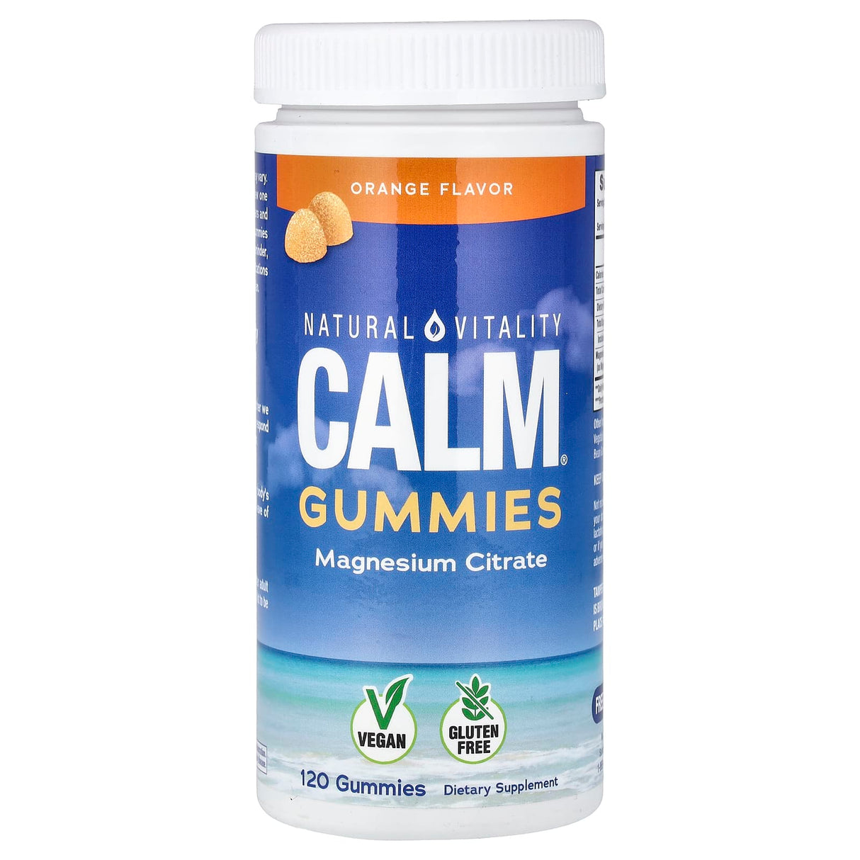 Magnesium Gummies, Natural Vitality CALM, 120 Gummies