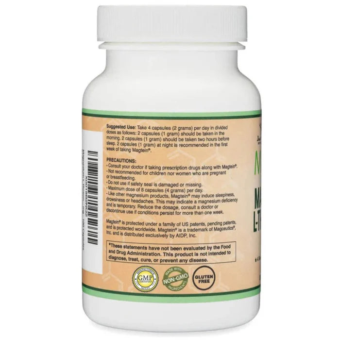 Magnesium L-Threonate (Magtein), 2000 mg, Double Wood Supplements, 120 capsule