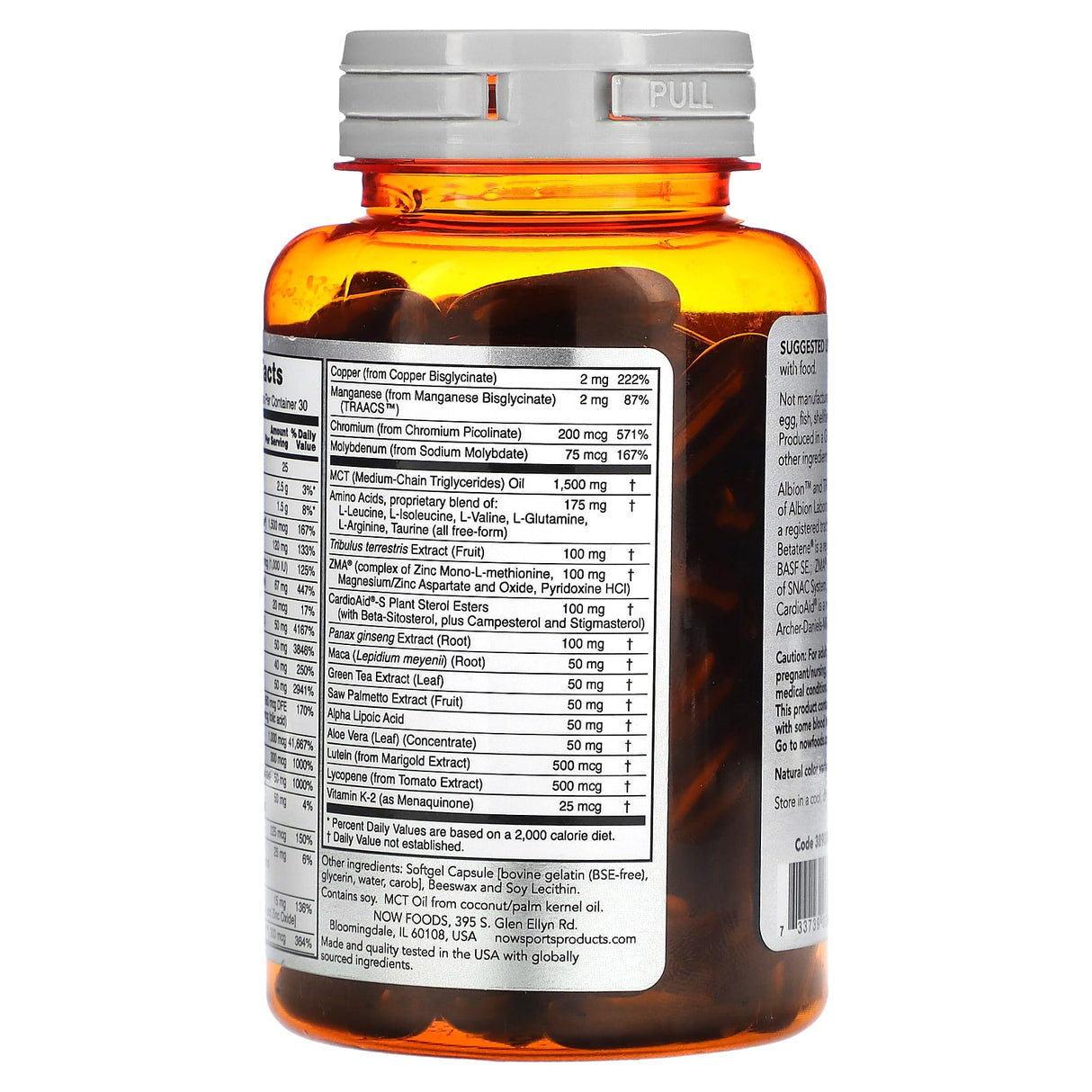 Men's Active Sports Multi Vitamin, Now Foods, 90 softgels