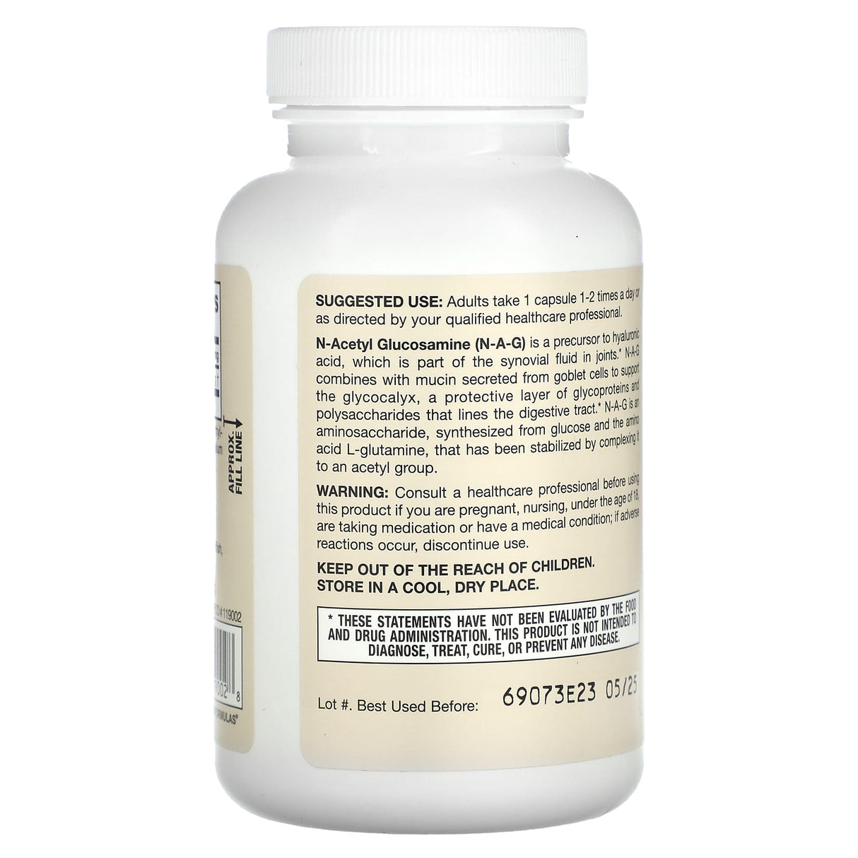 N-A-G (N-Acetyl-D-Glucosamine), 700 mg, Jarrow Formulas, 120 capsule