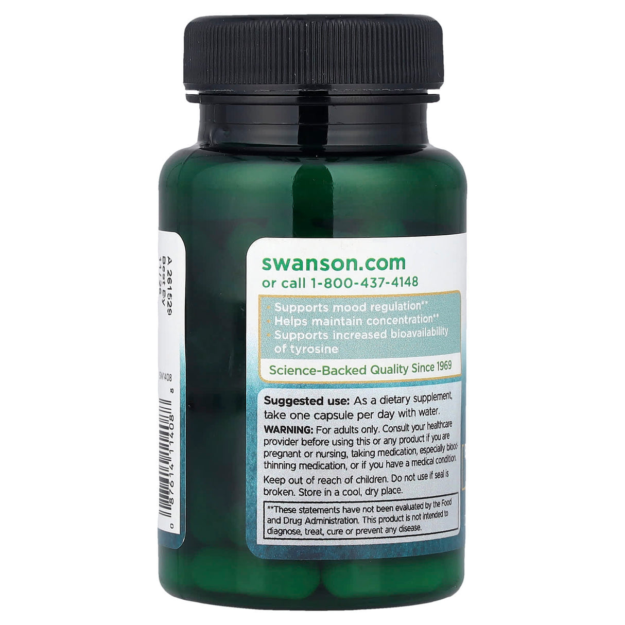 N-Acetyl L-Tyrosine (Tirozina), 350mg, Swanson, 60 capsule SW1408