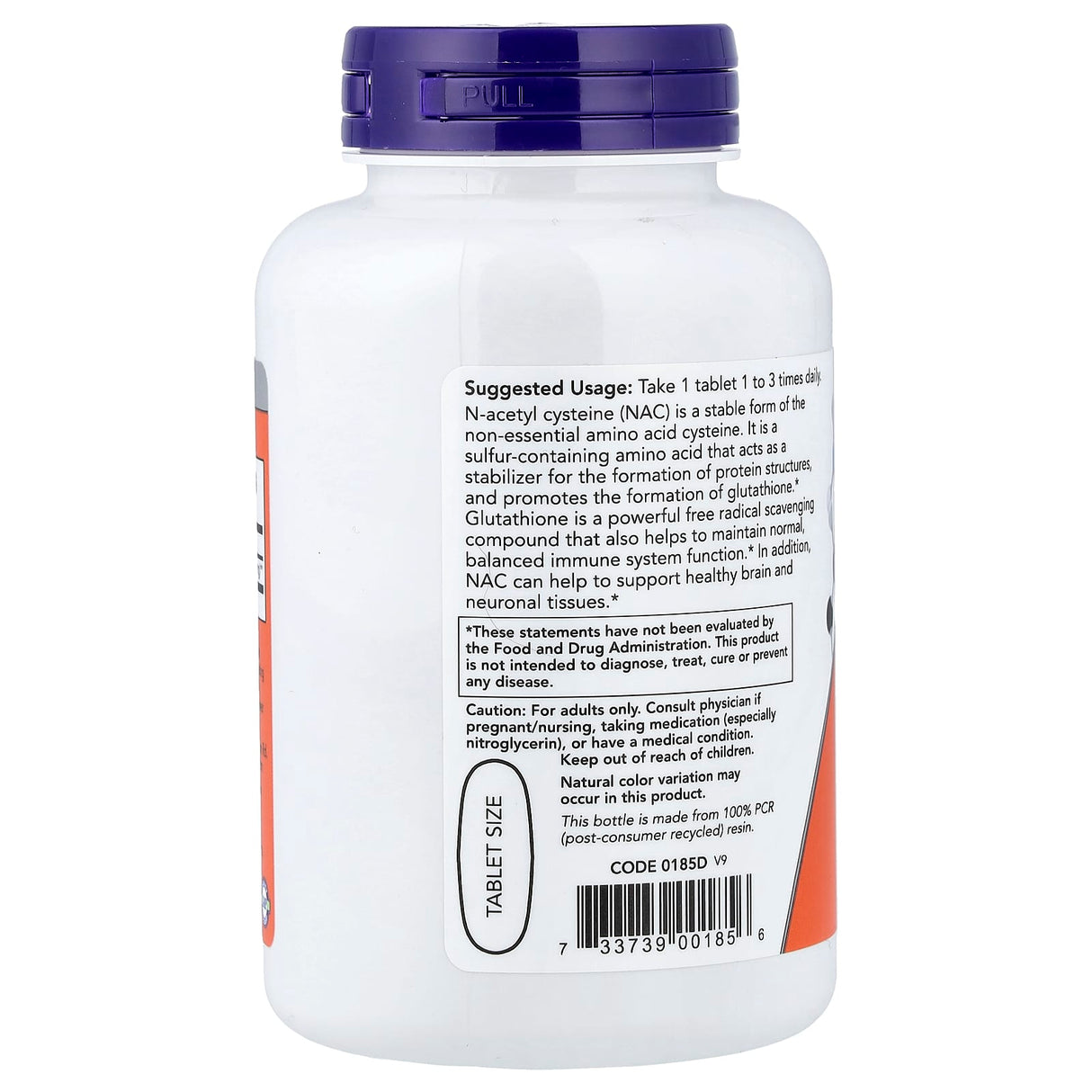NAC, N-Acetyl Cysteine 1000mg, Now Foods, 120 tablete