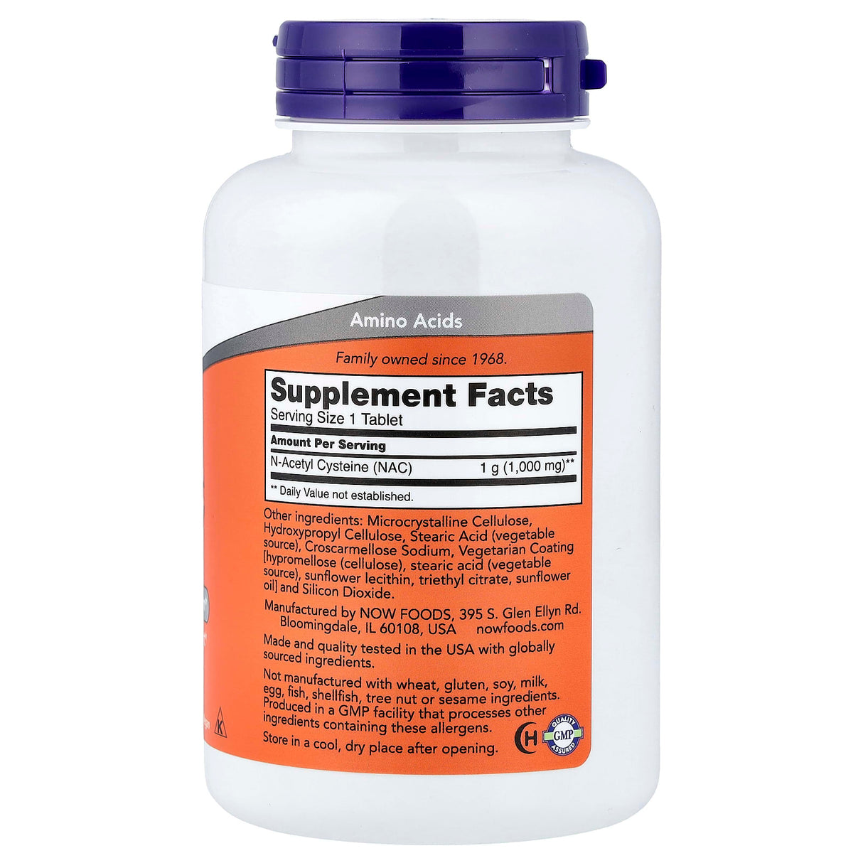 NAC, N-Acetyl Cysteine 1000mg, Now Foods, 120 tablete