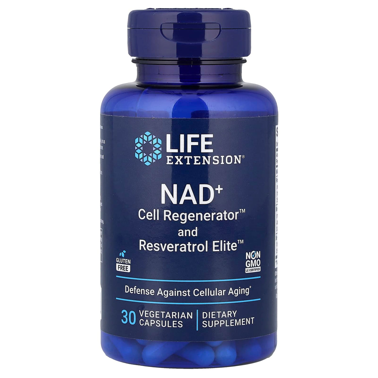 NAD+ Cell Regenerator and Resveratrol Elite, Life Extension, 30 capsule