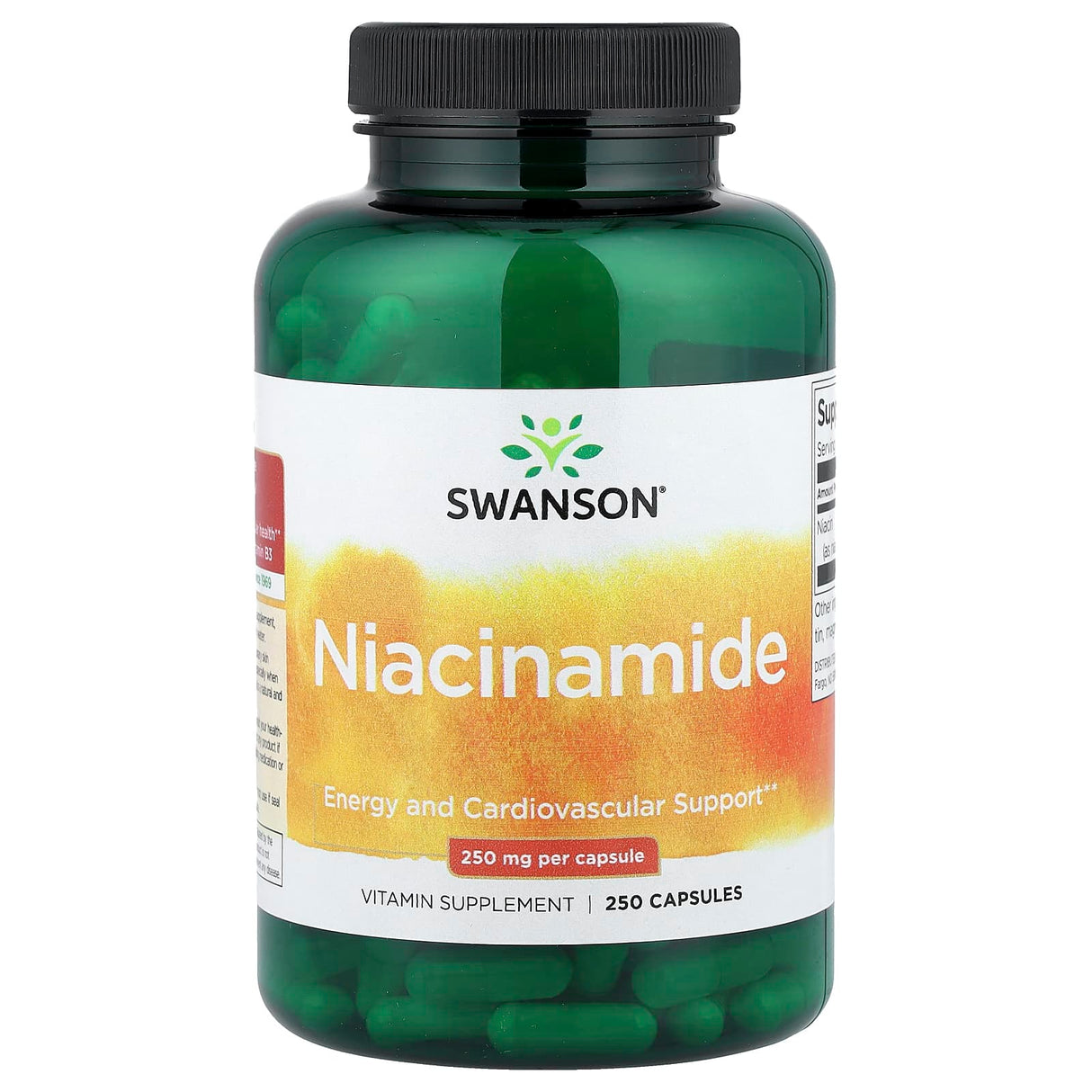 Niacinamide (Vitamina B3), 250 mg, Swanson, 250 capsule SW049