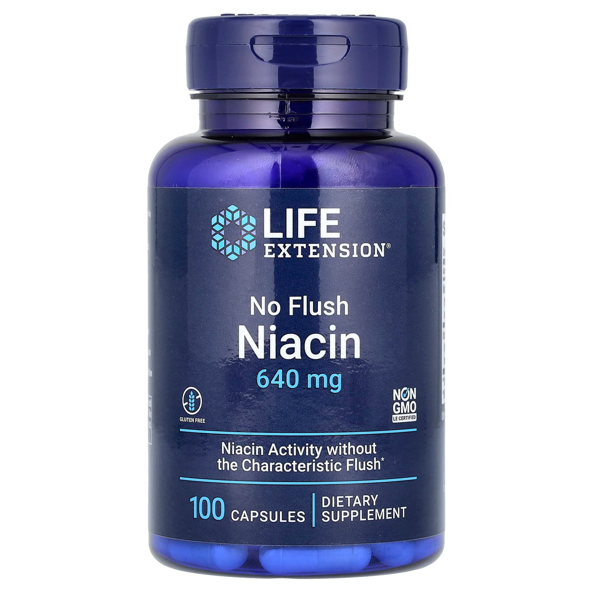 No Flush Niacin, 640 mg, Life Extension, 100 capsule