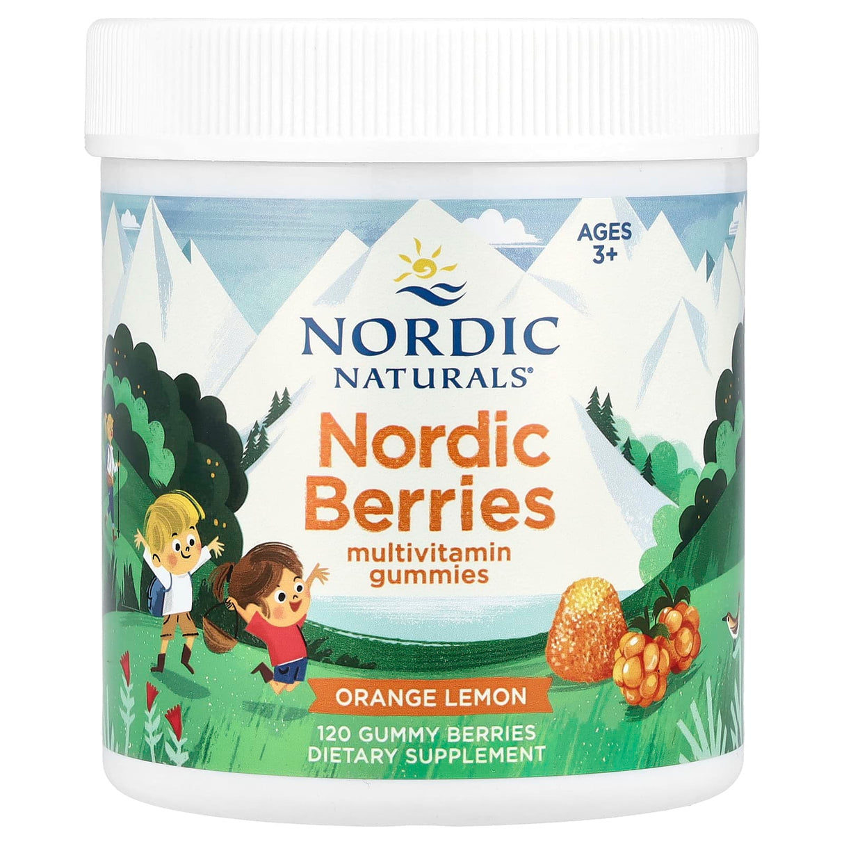 Nordic Berries, Multivitamine Copii, Nordic Naturals, 120 jeleuri