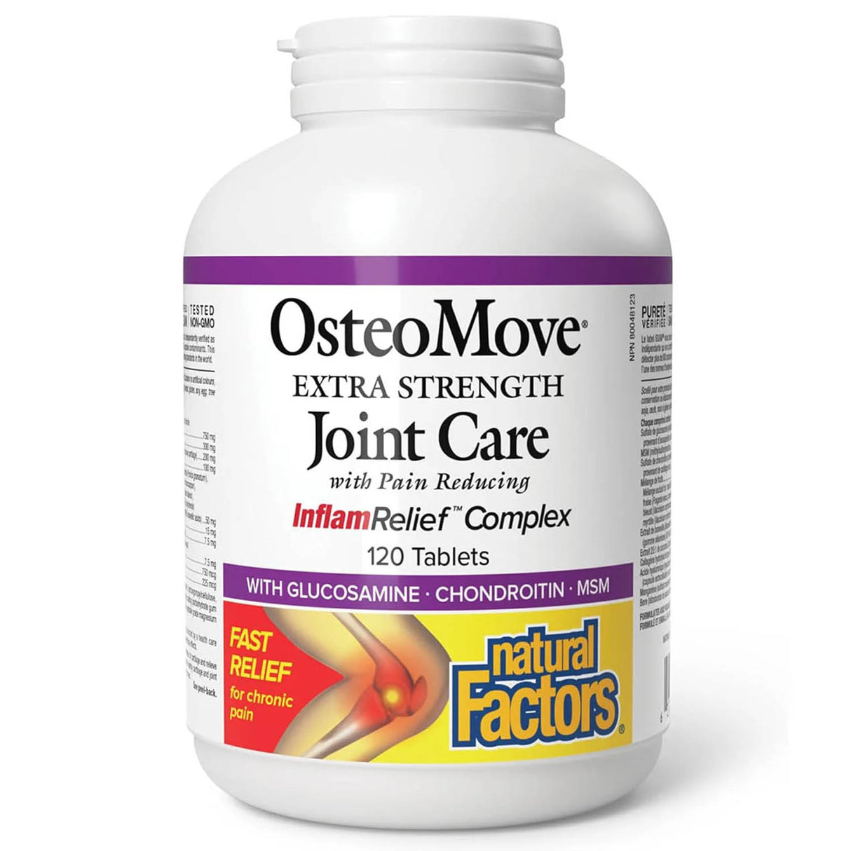 OsteoMove (Articulatii, Oase, Ligamente), Natural Factors, 120 tablete