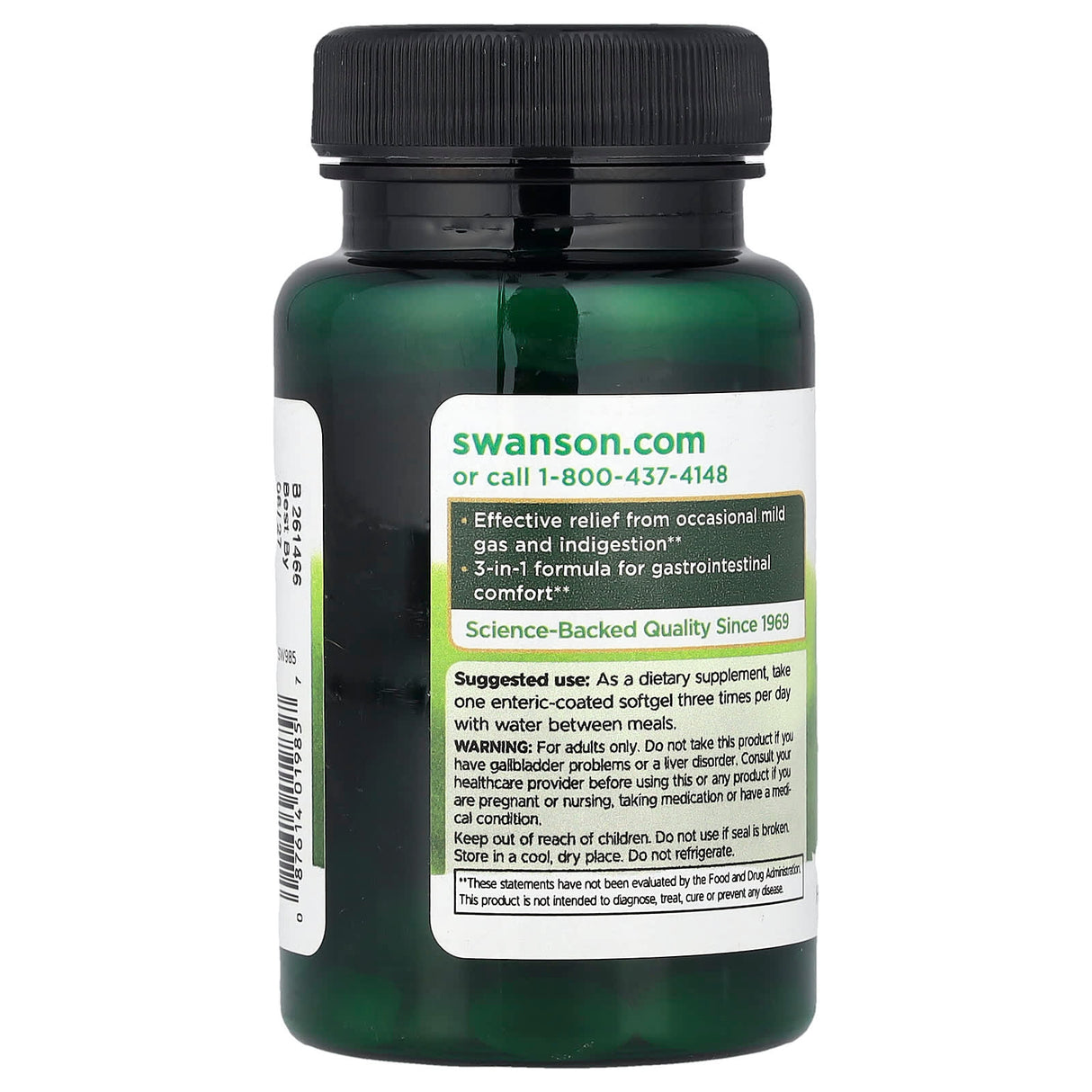 Peppermint Oil cu Rozmarin si Cimbru, Swanson, 100 softgels SW985