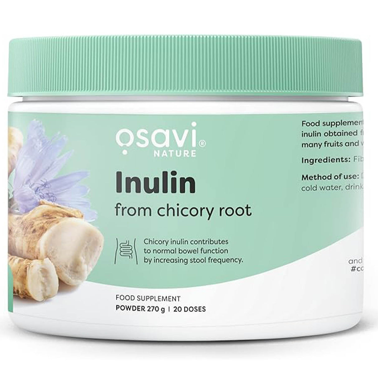 Prebiotic Inulina din Rădăcină de Cicoare, Osavi, 270g