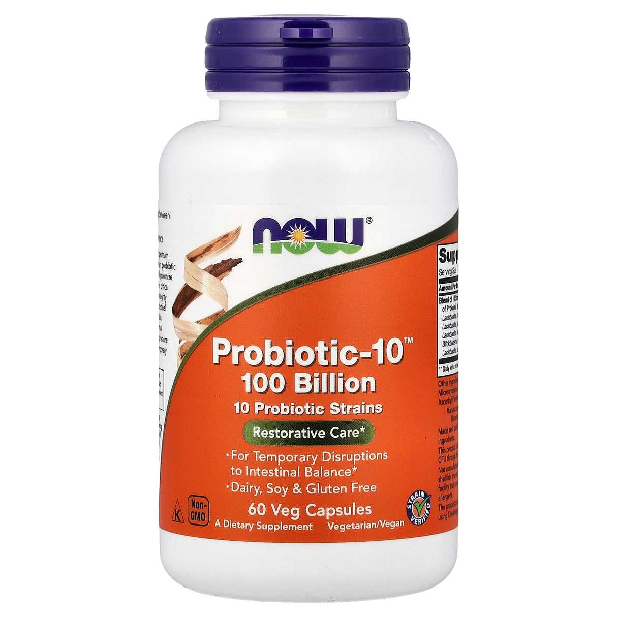 Probiotic-10 (Probiotice), 10ß0 Billion, Now Foods, 60 capsule