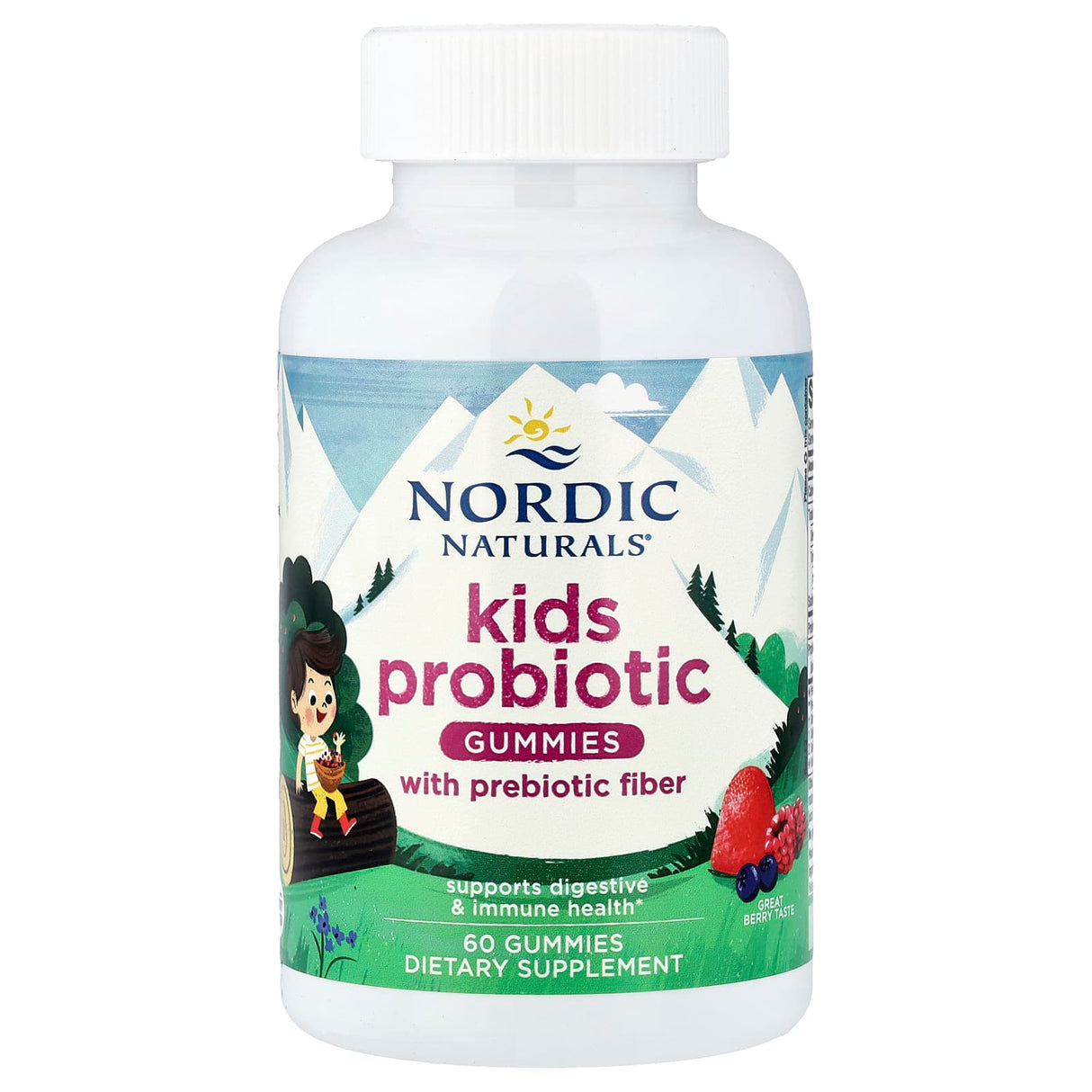 Probiotic Gummies Kids, Nordic Naturals, 60 Gummies