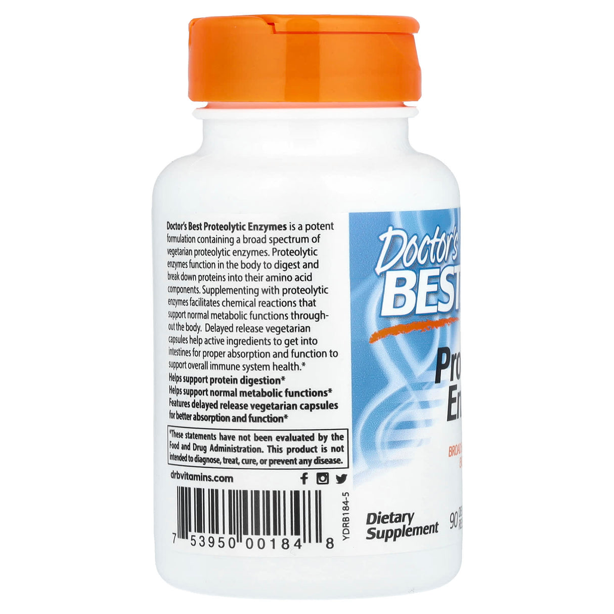 Proteolytic Enzymes (Enzime Proteolitice), Doctor's Best, 90 capsule