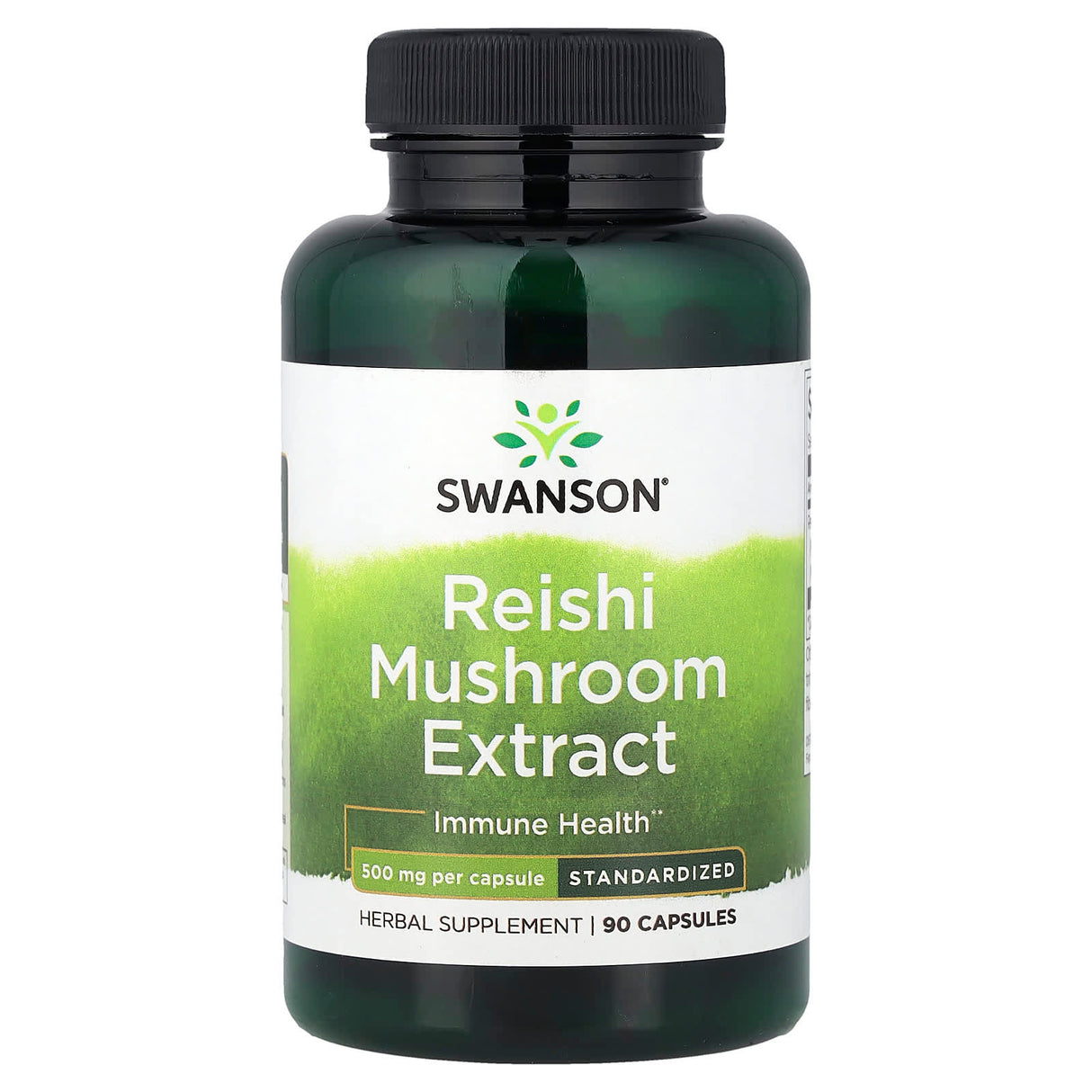 Reishi Mushroom Extract (Ganoderma Lucidum), 500mg, Swanson, 90 capsule SWH143