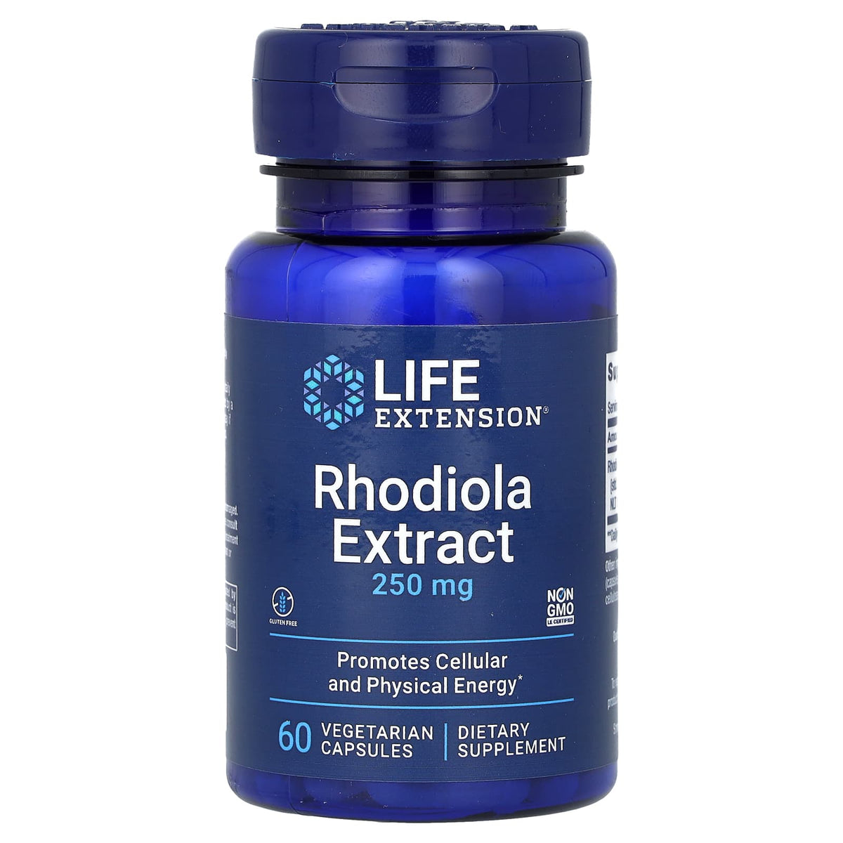 Rhodiola Extract, (Adaptogen) 250 mg, Life Extension, 60 capsule