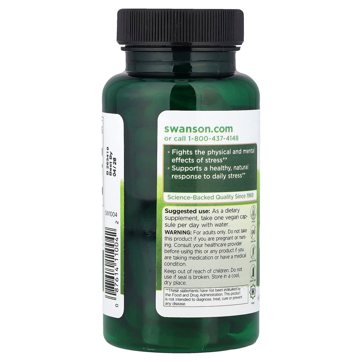 Rhodiola Rosea Root, 400mg, Swanson, 100 capsule SW1004