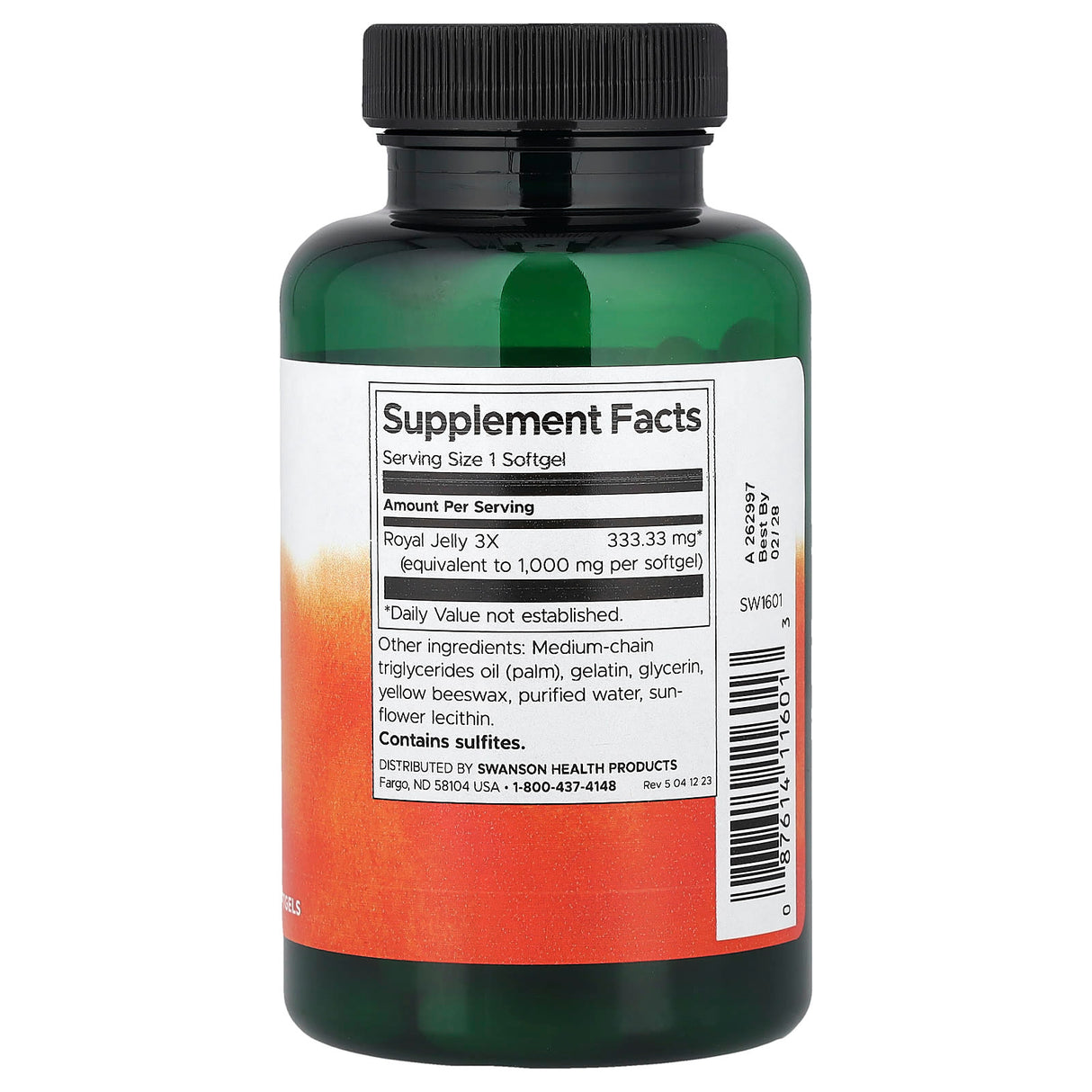 Royal Jelly, (Laptisor de Matca), 1000 mg, Swanson, 100 softgels SW1601