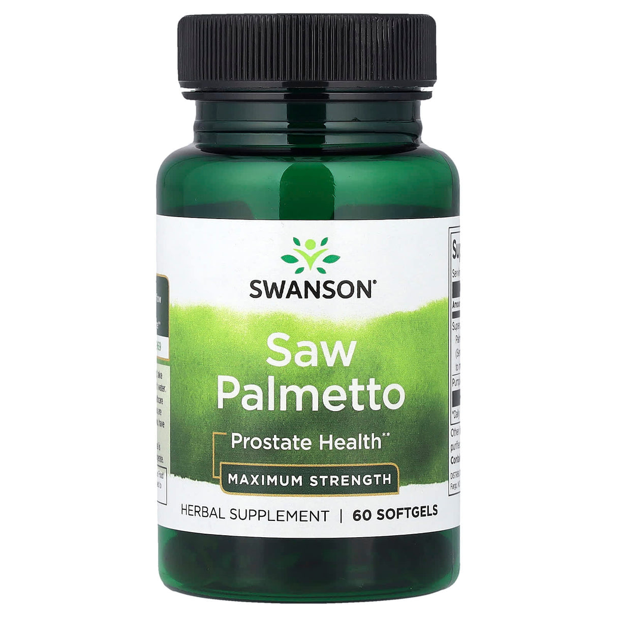 Saw Palmetto Extract, Maximum, Swanson, 60 softgels SWH221