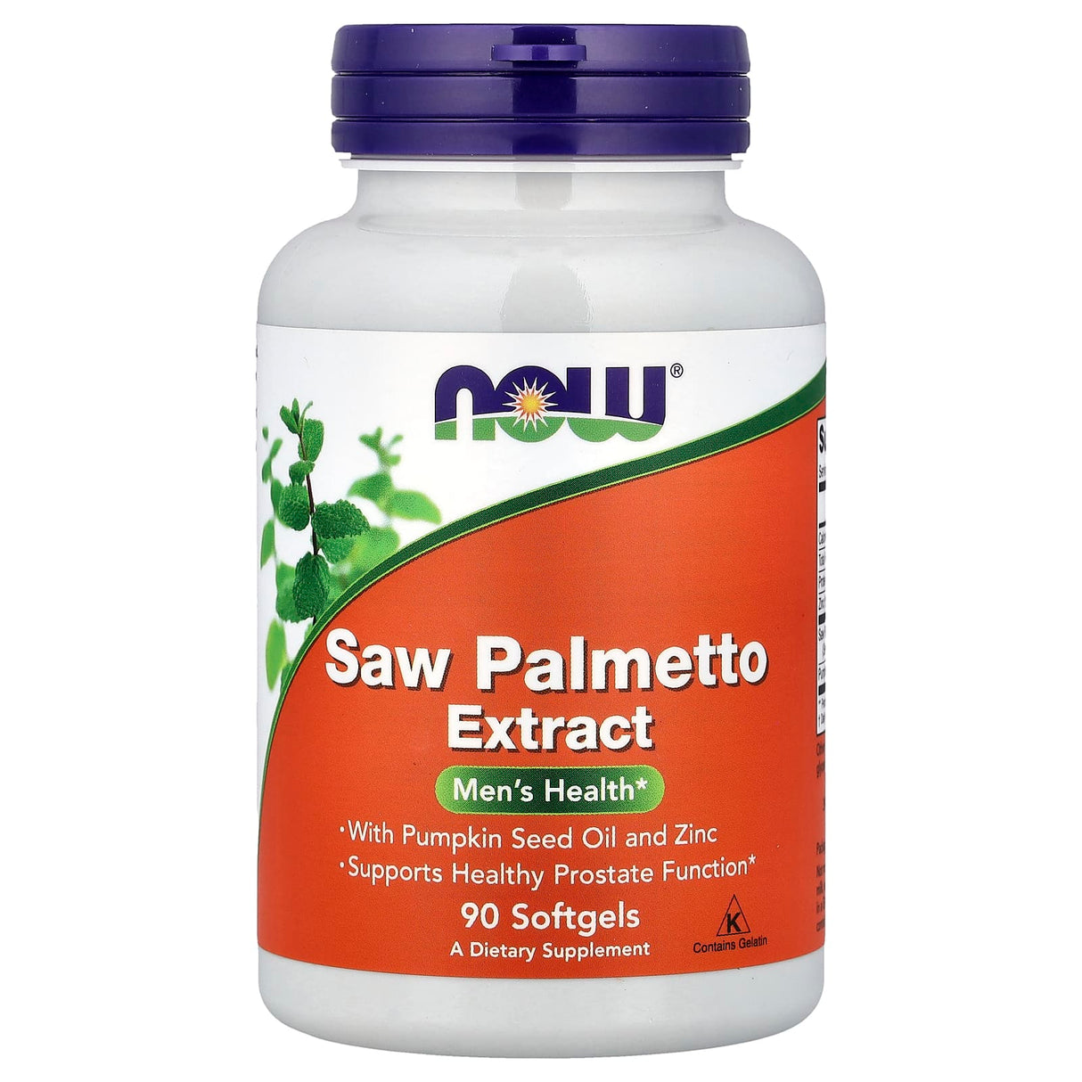 Saw Palmetto Extract cu Ulei de Semințe de Dovleac si Zinc, Now Foods, 90 softgels