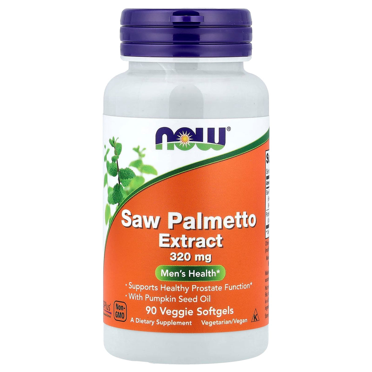 Saw Palmetto Extract with Pumpkin Seed Oil, Now Foods, 90 softgels