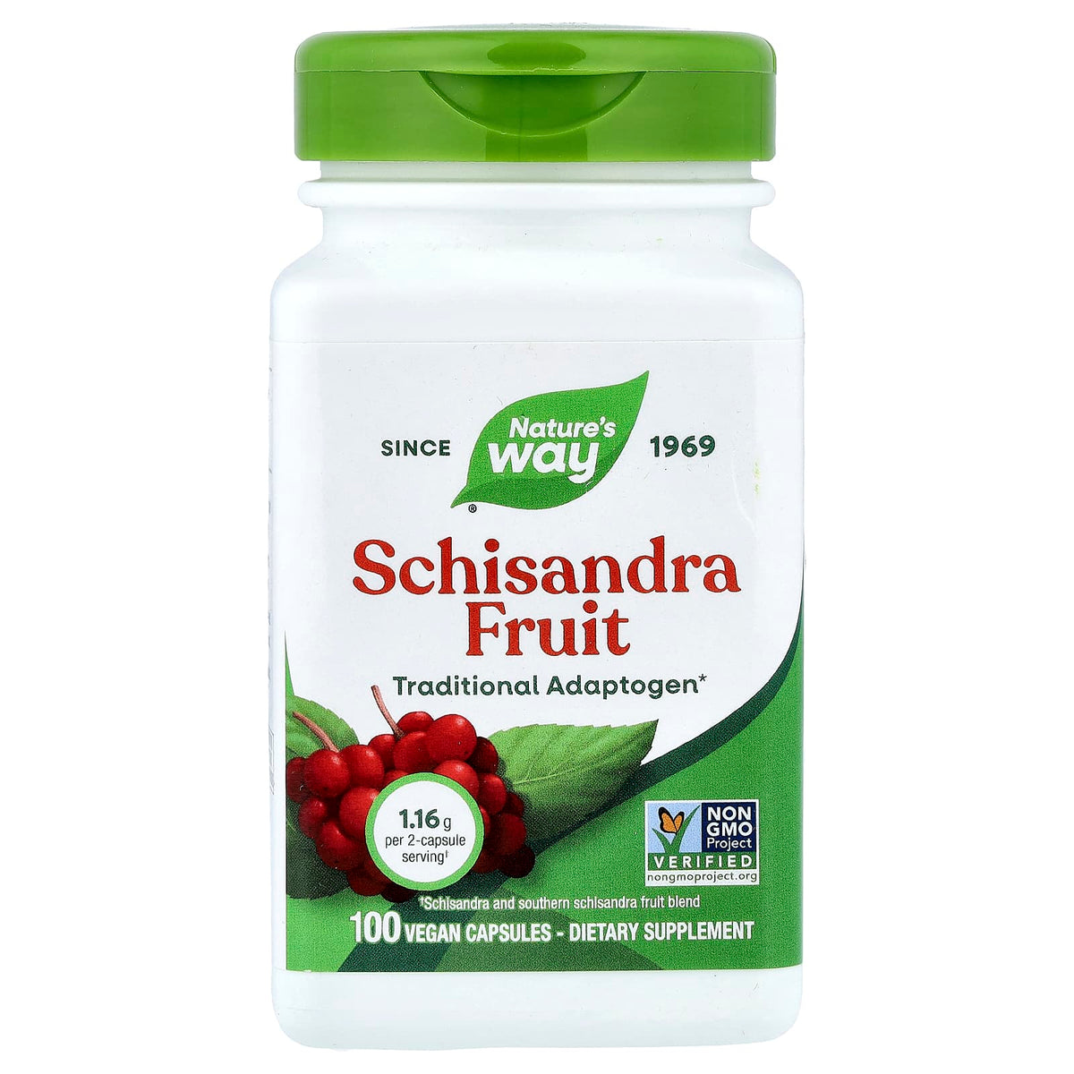 Schisandra Fruit, 580 mg, Nature's Way, 100 Capsule
