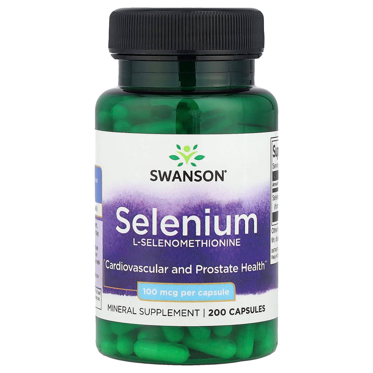 Selenium SeLECT (L-selenomethionine), 100 mcg, Swanson, 200 capsule SW235