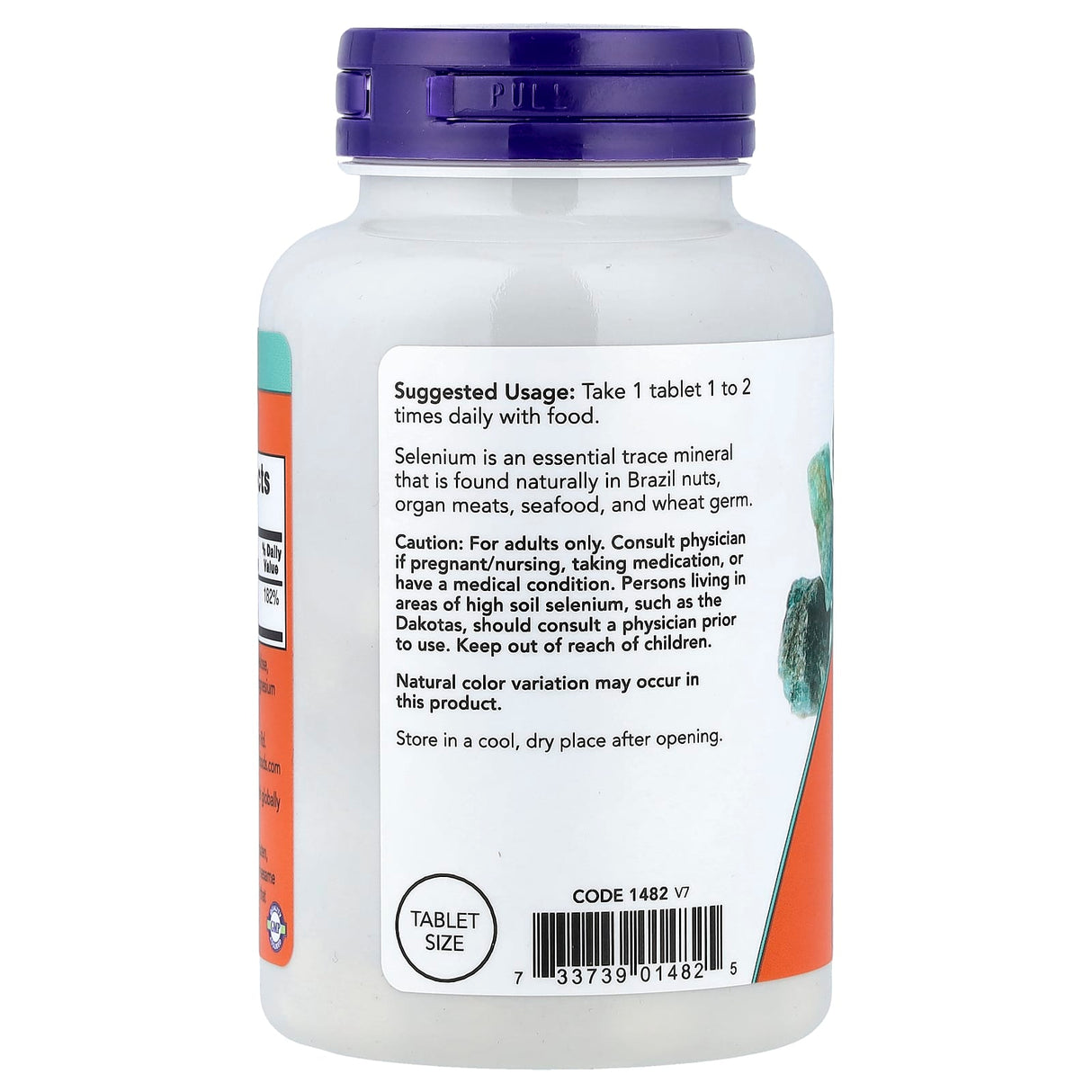 Selenium (Seleniu), 100mcg, Now Foods, 250 tablete