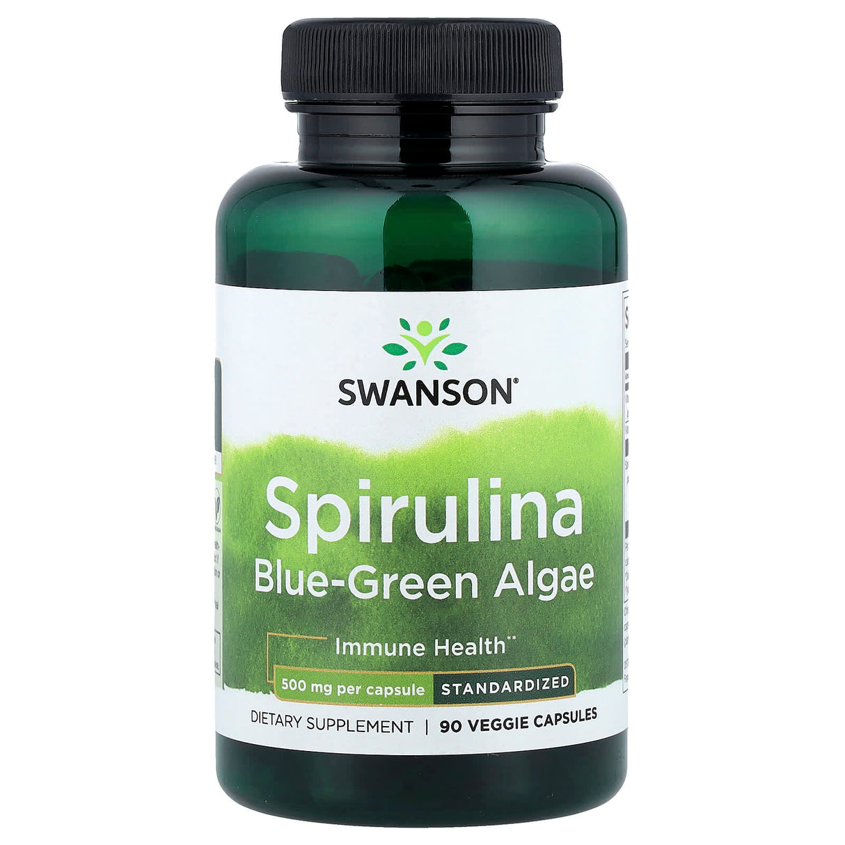 Spirulina Blue-Green Algae, 500 mg, Swanson, 90 capsule SWU948