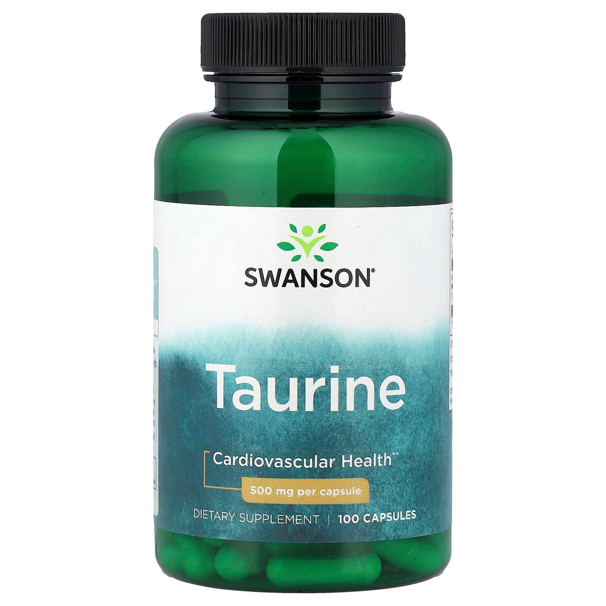 Taurine, 500 mg, Swanson, 100 capsule SW827