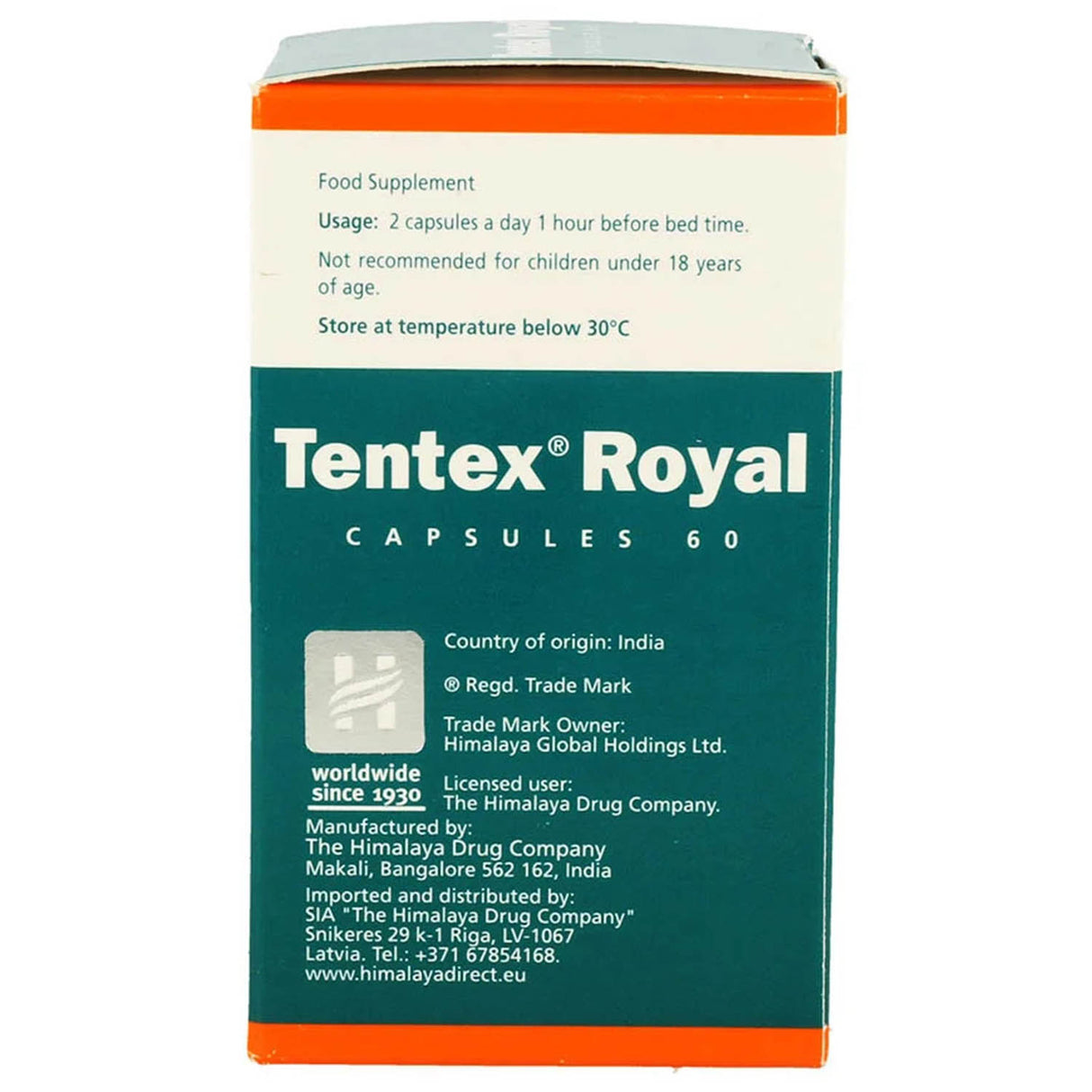 Tentex Royal (Echilibru Hormonal Barbati), Himalaya, 60 capsule
