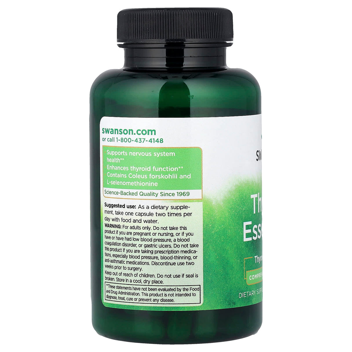 Thyroid Essentials (Tiroida), Swanson, 90 capsule SWC038