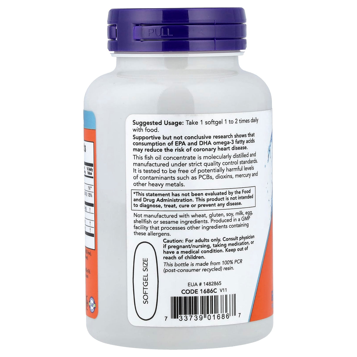 Tri-3D Omega (Trigliceride), Now Foods, 90 softgels