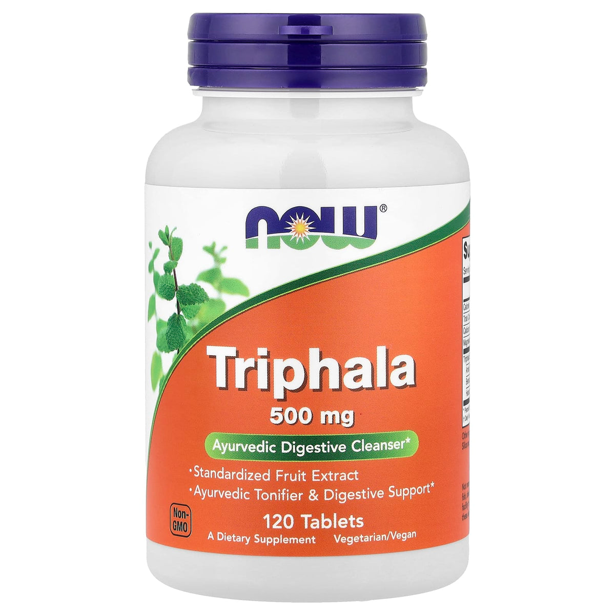 Triphala (Ayurvedica Rasayana), 500mg, Now Foods, 120 tablete