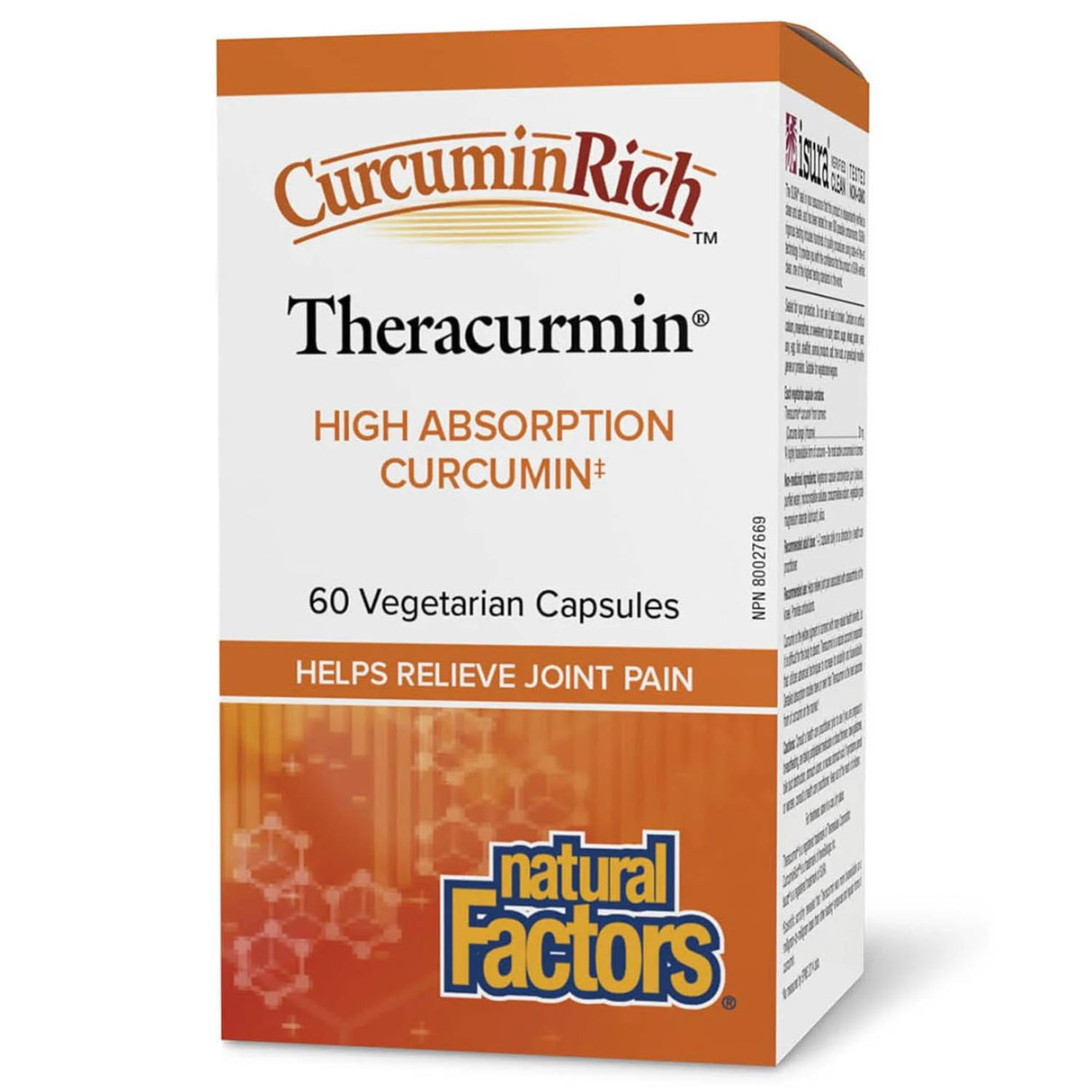 Turmeric Extract Theracurmin®, Curcuminrich®, Natural Factors, 60 capsule