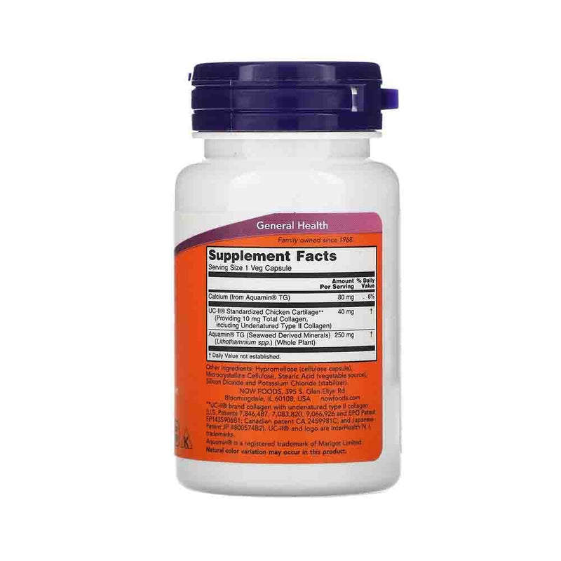 Încărcați imaginea în vizualizatorul Galerie, Collagen Type II, UC-II Undenatured, Now Foods, 60 capsule