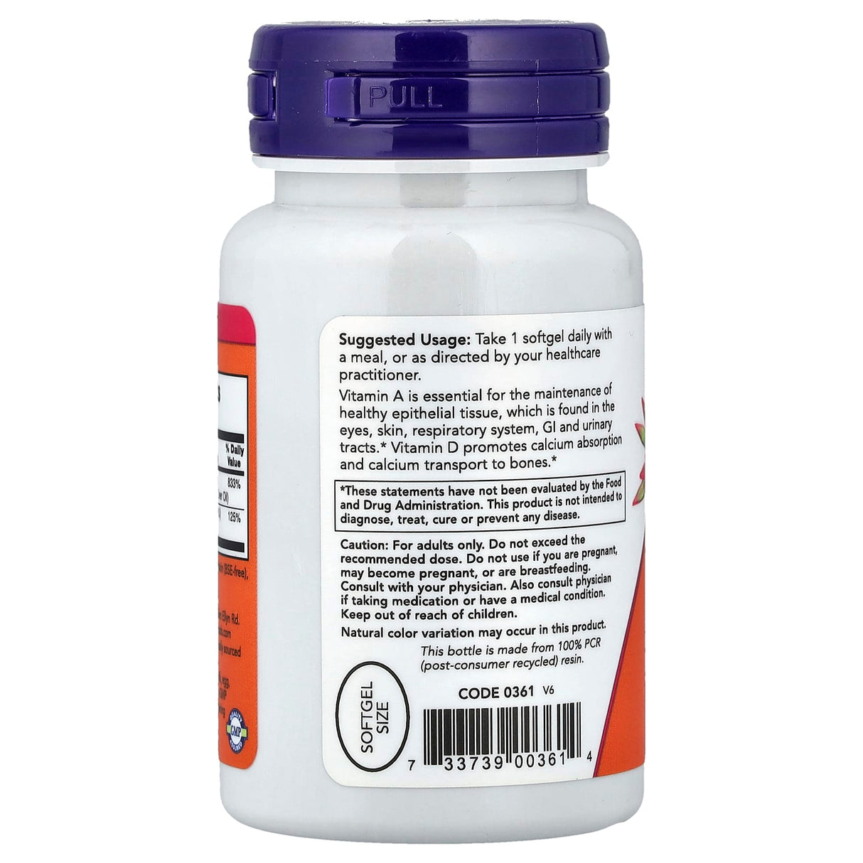 Ultra A & D3, 25.000/1.000, Now Foods, 100 softgels