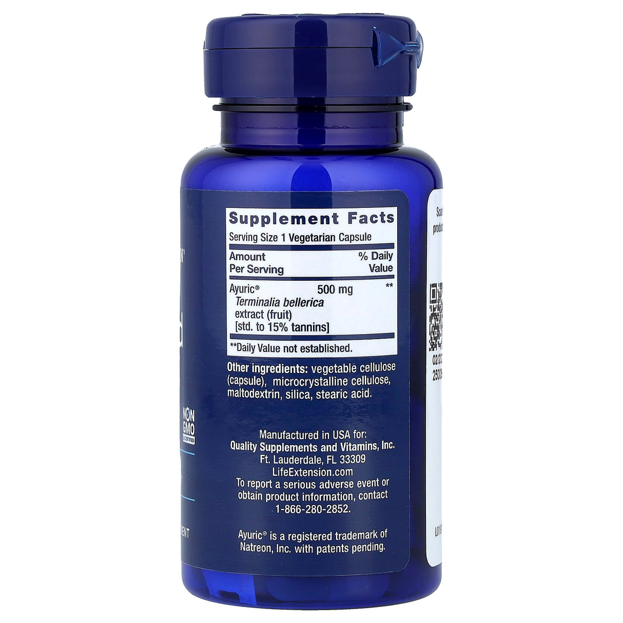 Uric Acid Control, (Ayurvedic), Life Extension, 60 capsule