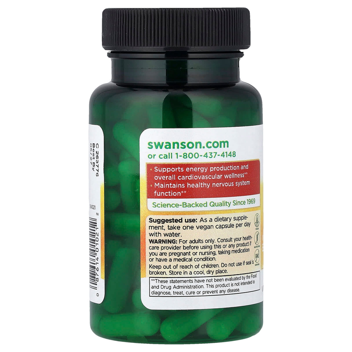 Vitamin B-6 (Pyridoxine), 100mg, Swanson, 100 capsule SW021