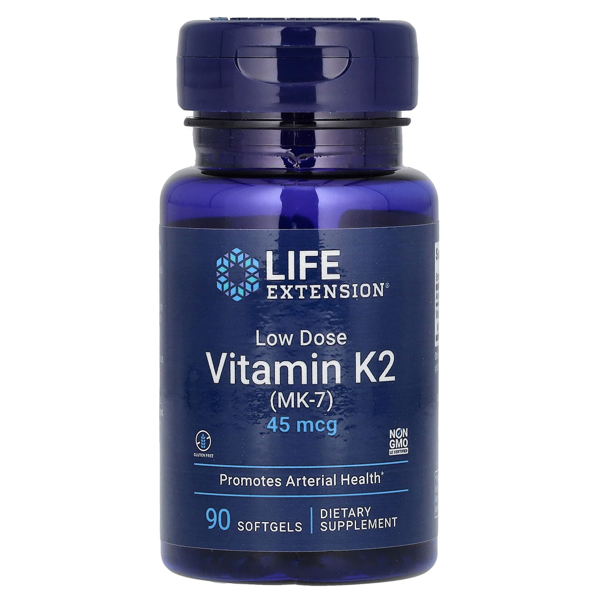 Vitamina K2 (MK-7), 45 mcg, Life Extension, 90 softgels