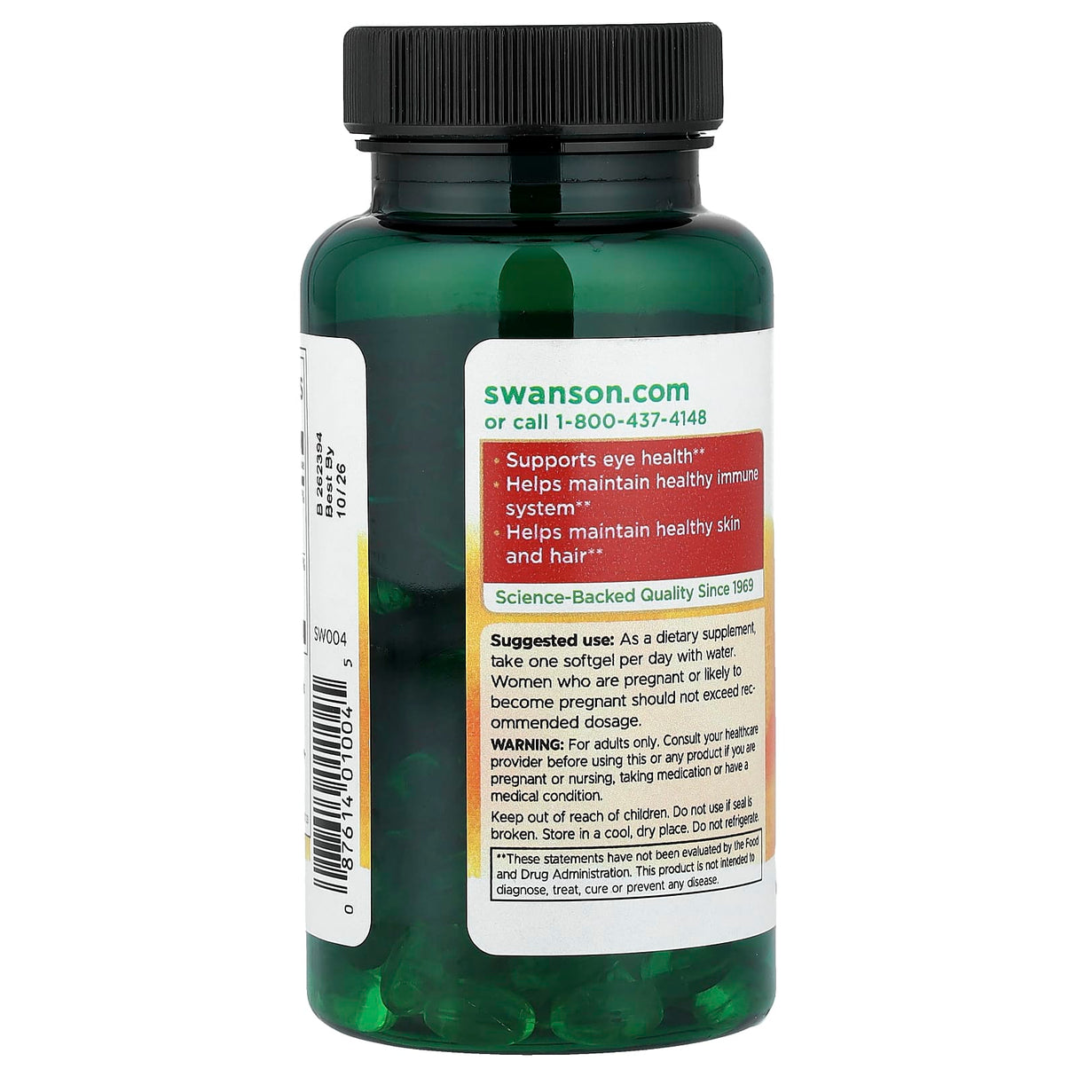Vitaminele A și D, Swanson, 250 Softgels SW004