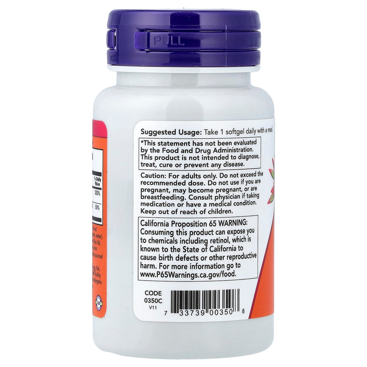 Vitaminele A si D, 10000/400 IU, Now Foods, 100 softgels