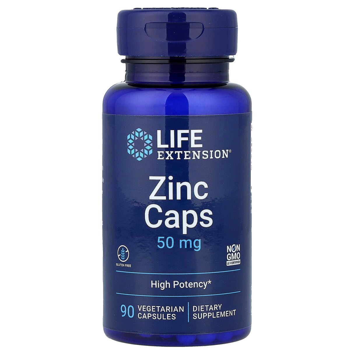 Zinc Caps, OptiZinc, 50 mg, Life Extension, 90 capsule