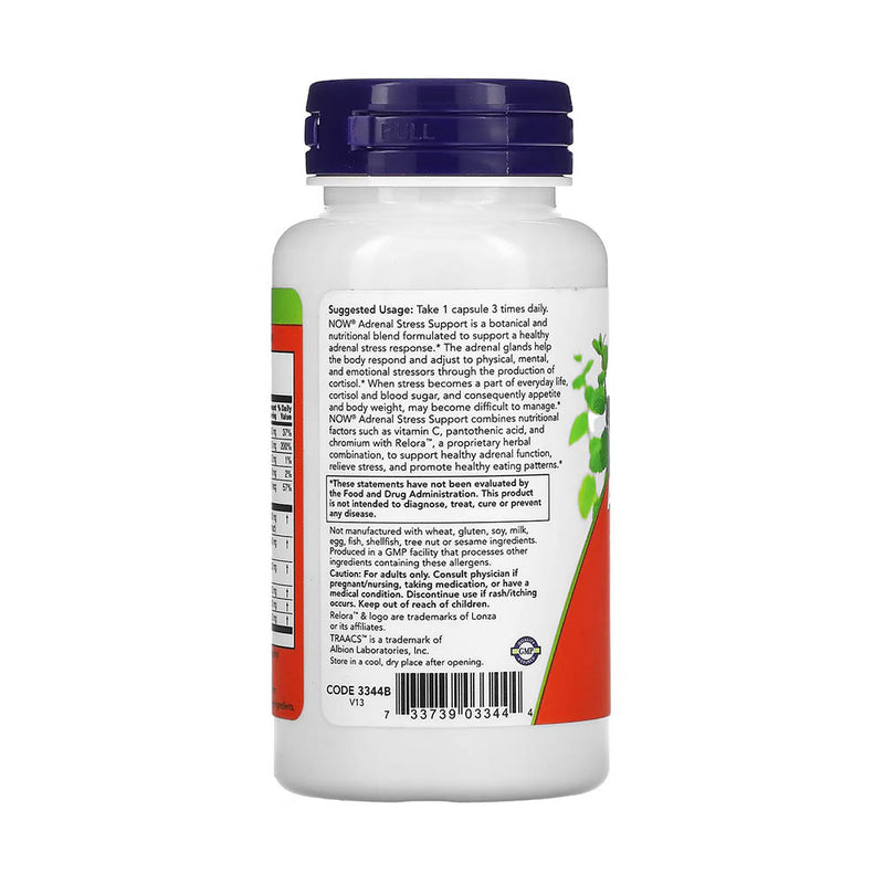 Încărcați imaginea în vizualizatorul Galerie, Adrenal Stress Support, Now Foods, 90 capsule