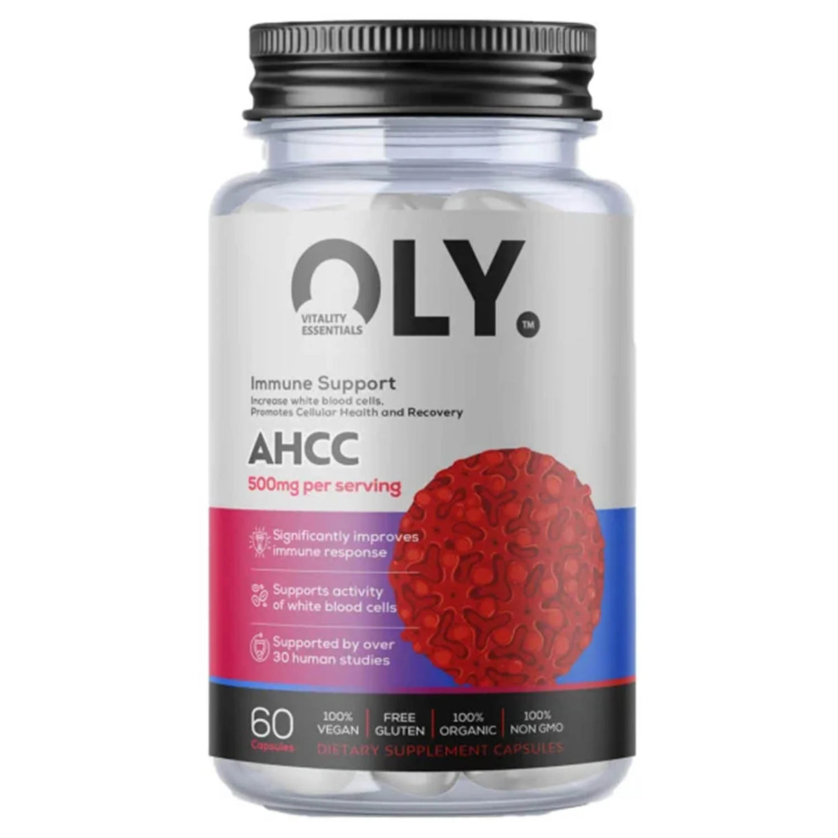 AHCC (Imunitate Crescuta), 500 mg, OLY, 60 capsule
