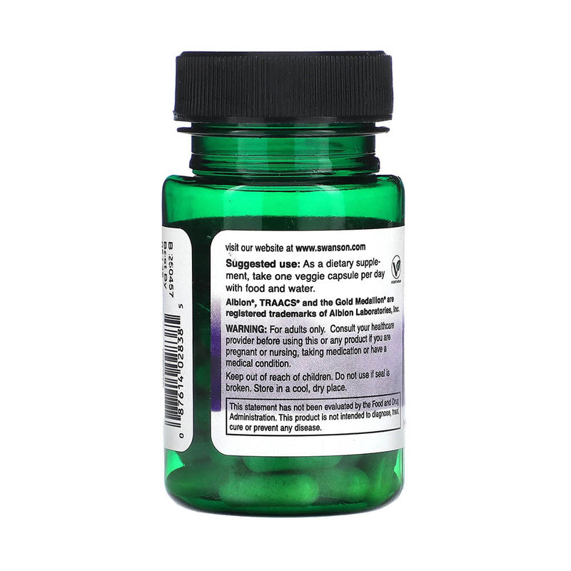 Încărcați imaginea în vizualizatorul Galerie, Albion Chelated Molybdenum (Molibden), 400 mcg, Swanson, 60 capsule SWU838