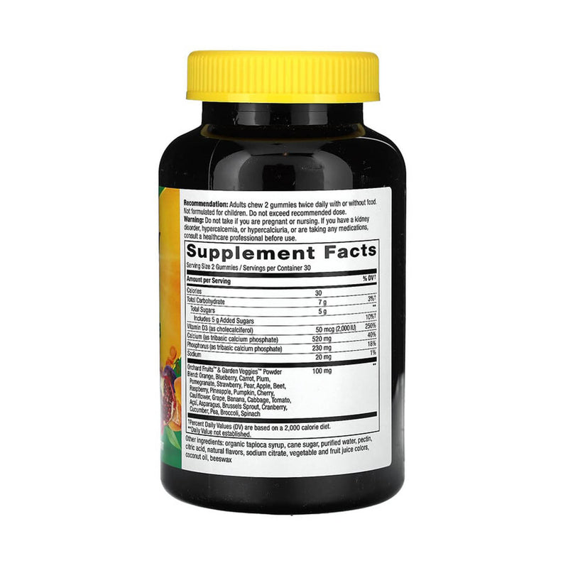 Încărcați imaginea în vizualizatorul Galerie, Alive! Calcium & Vitamin D3 Gummy, Nature's Way, 60 jeleuri