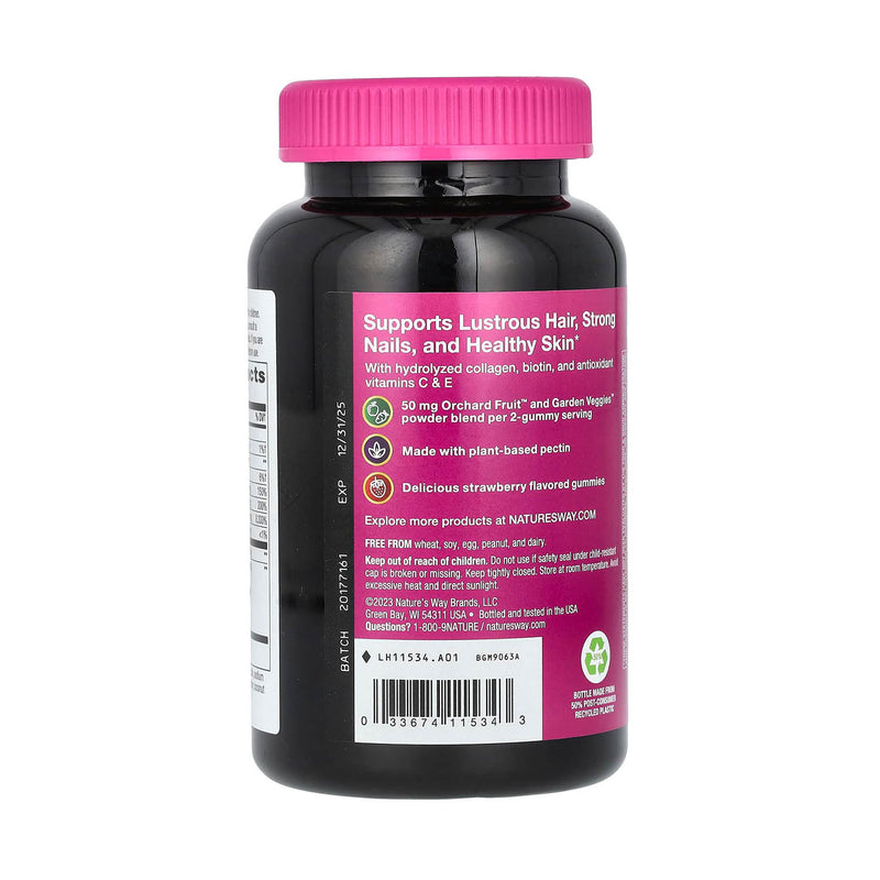 Încărcați imaginea în vizualizatorul Galerie, Alive! Hair, Skin & Nails Gummies, Nature's Way, 60 Gummies