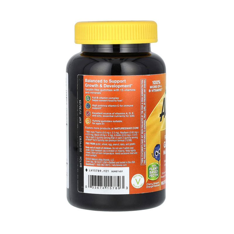 Încărcați imaginea în vizualizatorul Galerie, Alive! Kids, Premium Gummy Multivitamin, Nature's Way, 90 Jeleuri
