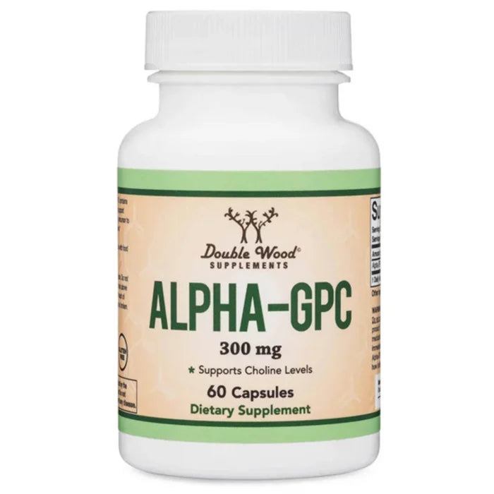 Alpha GPC (Memorie, Concentrare), 300 mg, Double Wood Supplements, 60 capsule