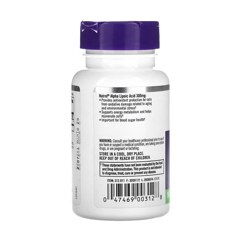 Încărcați imaginea în vizualizatorul Galerie, Alpha Lipoic Acid, 300 mg, Natrol, 50 capsule